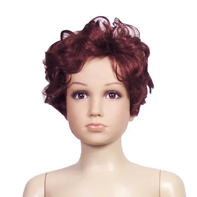 Mannequin garçon 5 ans avec perruque cheveux courts brun - Mannequins enfants-2