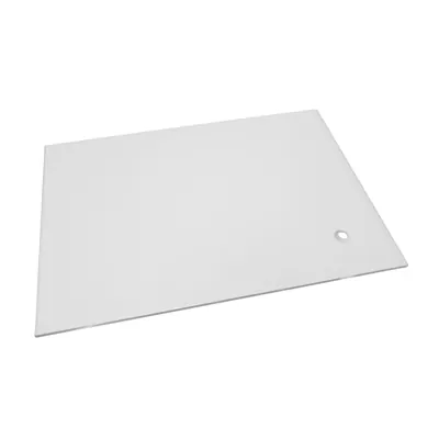 Socle verre trempé  42,5 x 30 cm avec tige de support pour mannequin - Socles pour mannequins-3
