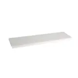 Tablette tôle monobloc 100 x 37 cm - Tablette gondole - Blanc - Ligne Gondoléko Blanc