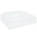 Présentoir plexi pour panneau rainuré 26,5 x 17,5 x 4,5 cm - Boîte plexi - Bac plexi - Bacs pour panneaux rainurés