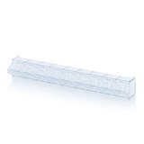 Bac 9 tiroirs basculants transparent 60 x 6,2 x 7,7 cm - Bac-tiroir basculant - Bloc 9 tiroirs basculants - Vitrines alimentaires