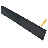 Porte étiquette adhésif noir 30 x 1320 mm - Lot de 10 - Porte-étiquettes pour tablettes