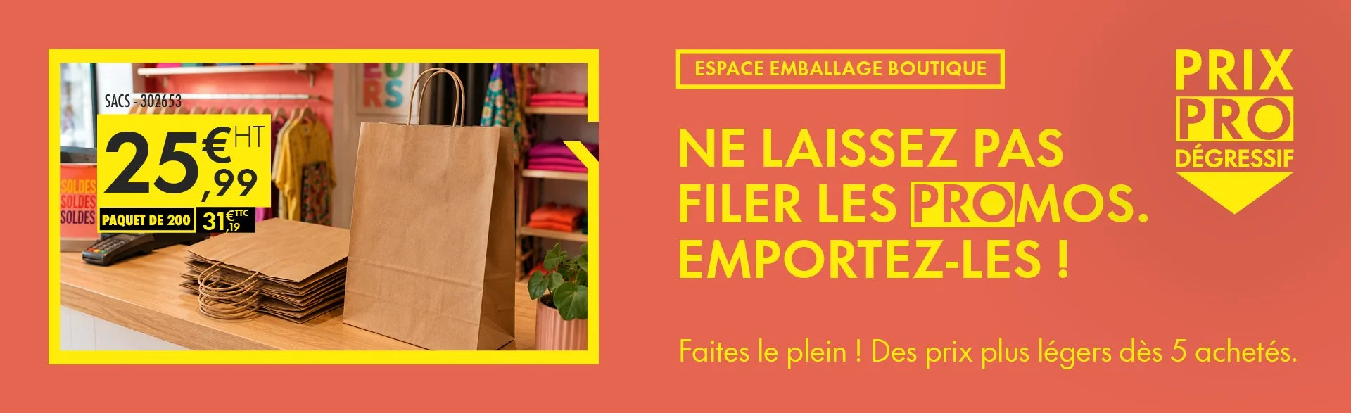 Commandez vos emballages