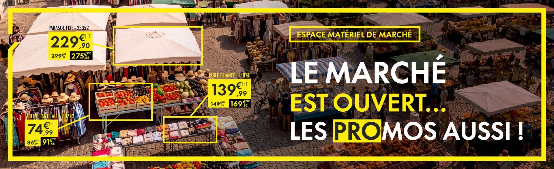 Profitez des promos marché 