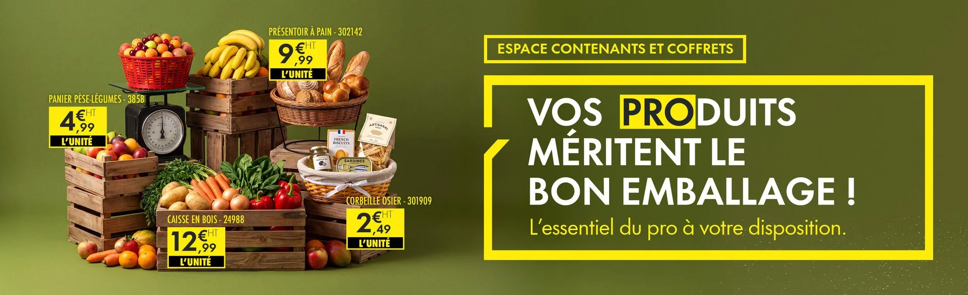 Trouvez le bon emballage alimentaire