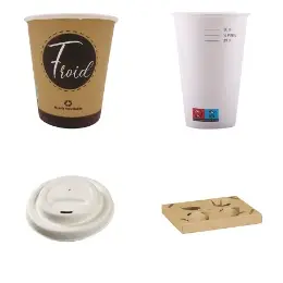 Gobelets carton, Gobelets café