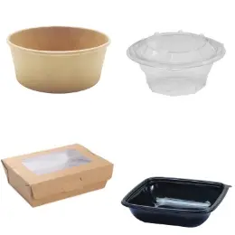 Boîtes salade, Bols salade