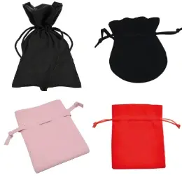 Sachets velours, Pochettes simili cuir