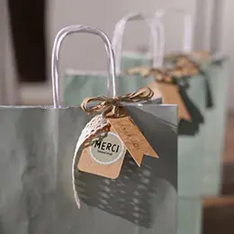 Étiquettes emballage cadeau