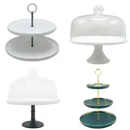 Cloches à gâteaux, Présentoirs gâteaux