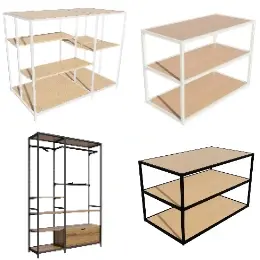 Plateaux pour rayonnage magasin