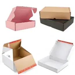 Cartons d'expédition, Boîtes carton