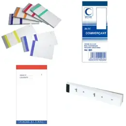 Carnets à souche, Blocs vendeurs