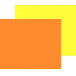 Feuilles fluo