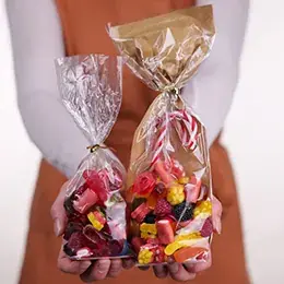 Sachets chocolats Noël