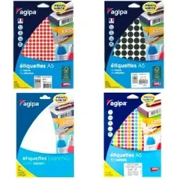  Pastilles adhésives, Gommettes autocollantes