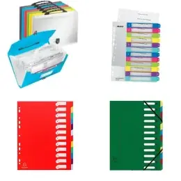 Intercalaires classeur, Trieurs documents