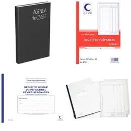 Registres de caisse, Cahiers de recettes