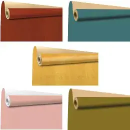 Papiers cadeaux kraft, Papiers cadeaux unis
