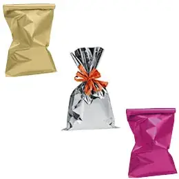 Pochettes cadeaux métallisées